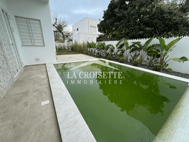 Duplex S+3 avec jardin et piscine